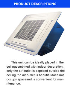 Vente chaude personnalisé 4 voies Type <span class=keywords><strong>de</strong></span> boîte ventilo-convecteur climatiseur installé au plafond avec ventilateur <span class=keywords><strong>de</strong></span> circulation <span class=keywords><strong>de</strong></span> chauffage et <span class=keywords><strong>de</strong></span> refroidissement - Product Image 6