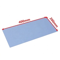 Vente en gros directe usine K-Jeda KJD-77 Coussin thermique en silicone bleu/gris à conductivité thermique de 4W/mK, épaisseur 0,3-10mm