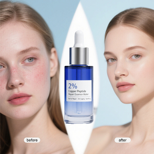 Tonique Peptidique de Cuivre Fermenté Marque Blanche Anti-Âge Apaisant, Essence <span class=keywords><strong>Visage</strong></span> Hydratante 2% GHK-Cu, Sérum Réparateur Cutané, Usine de Toniques - Product Image 3