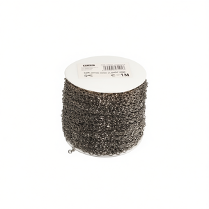 Catena in acciaio Iln 3,0 mm x 80 m colore bianco K per artigianato - Product Image 2