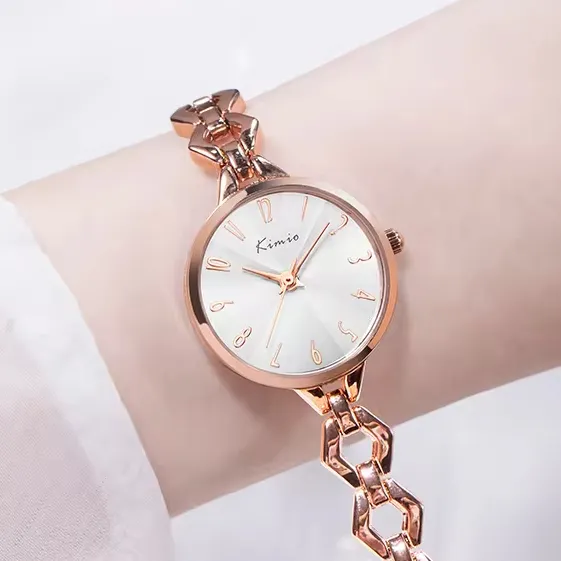 Hot Selling Dames Horloges Rvs Quartz Horloge Voor Vrouwen Luxe Klassiek Design