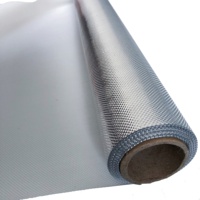 Horticulture intérieure hydroponique blanche argentée 6mil 1.22m x 7.6m led élèvent des feuilles de Mylar d'aluminium de diamant réfléchissant léger