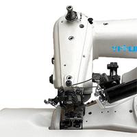 YS-101-3D Offre Spéciale machine à coudre à point aveugle à entraînement direct pour usage industriel avec coupe-fil automatique