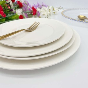Platos de Porcelana Blancos Baratos al por Mayor para Servir Postres, Juego de Platos de Cerámica de 8/10 Pulgadas para Cena, Bodas, Restaurantes y <span class=keywords><strong>Catering</strong></span> - Product Image 2