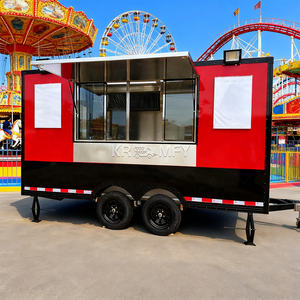 2025 Concession <b>Cart</b> Outdoor French Fry Taco Trailer Enclosed Food Car - Product Image 2