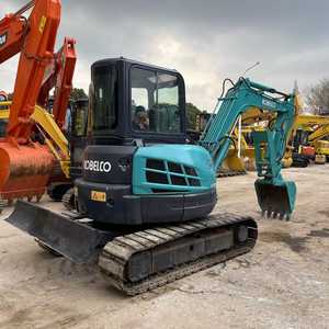 Excelente rendimiento usado KOBELCO SK50SR excavadora rentable pieza original usada pequeña excavadora 99% nueva para la Venta barata - Product Image 1