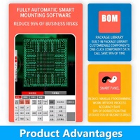 Máquina SMT semiautomática con especificación de 1,2 m, impresora de plantilla PCB para pasta de soldadura, rodamiento equipado, núcleo de engranaje de Motor PLC