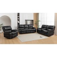 3+2+1 Modernes Klappbares Elektrisches Relaxsofa-Set aus Samt mit Elektrischer Verstellung, Bluetooth-Lautsprecher für das Wohnzimmer