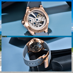 Reloj Automático PAGANI DESIGN con Cristal de Zafiro Exquisito con Revestimiento AR+AF, Resistente al Agua 100M, Nuevo Reloj Mecánico de Esqueleto de 42MM para Hombre - Product Image 6