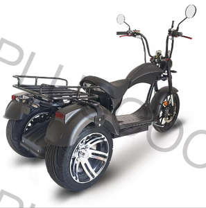 Scooter électrique de mobilité tout-terrain à <span class=keywords><strong>3</strong></span> <span class=keywords><strong>roues</strong></span> avec gros pneus Scooter <span class=keywords><strong>Chopper</strong></span> Citycoco électrique - Product Image 5