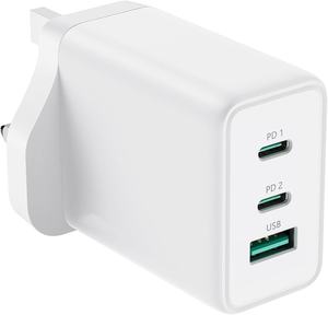 <span class=keywords><strong>Chargeur</strong></span> rapide USB C 65W Bloc PD 3.0 <span class=keywords><strong>Chargeur</strong></span> mural GaN 3 ports Pliable pour iPhone Galaxy <span class=keywords><strong>MacBook</strong></span> Adaptateur de voyage <span class=keywords><strong>Chargeur</strong></span> PD 65W - Product Image 4