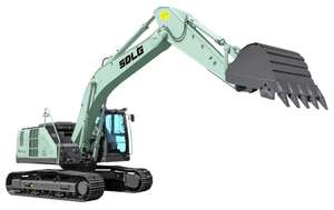 Chna sdlg เครื่องขุดขนาดใหญ่ E6225HEV รถขุดตีนตะขาบขนาดกลาง - Product Image 4