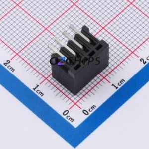 DB2ERC-2.5-4P-BK Plug-in Terminal Block Through hole,P=2.5mm Connector Board-to-Board / Socket - Closed 1x4P 2.5mm Black - Product Image 2