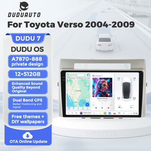 Radio para Auto DUDUAUTO UIS7870, Sistema Inteligente Multimedia, Reproductor GPS, Car-play para <span class=keywords><strong>Toyota</strong></span> <span class=keywords><strong>Corolla</strong></span> <span class=keywords><strong>Verso</strong></span> AR10 2004 - 2009 - Product Image 5