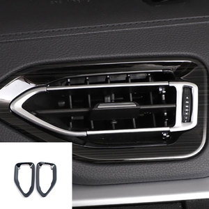 อุปกรณ์เสริมภายในรถยนต์สแตนเลสสำหรับ2018เจ็ทเครื่องปรับอากาศด้านหน้าช่อง<span class=keywords><strong>แอร์</strong></span>ซ้ายและขวา - Product Image 3