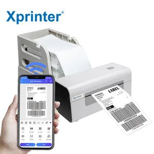Xprinter XP-D465B pembuat Label pengiriman dengan stiker Bluetooth Printer Thermal Label Mini pengiriman Printer Label