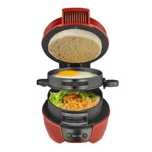 Griglia Elettrica 110V Tre-in-Uno <span class=keywords><strong>per</strong></span> <span class=keywords><strong>Hamburger</strong></span>, Sandwich e Omelette, Tostapane <span class=keywords><strong>per</strong></span> Colazione, Preparatore di Burger <span class=keywords><strong>per</strong></span> Uso in Cucina - Product Image 6