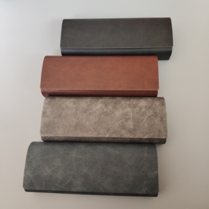Fabricante de Estuches Rígidos Personalizados <span class=keywords><strong>para</strong></span> Gafas en Negro y Marrón - Estuches con Paño de Microfibra y Logotipo OEM - Product Image 1