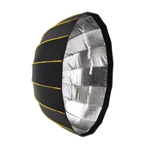 Triopo KL-105 105cm Boîte à lumière pliable argentée à verrouillage rapide avec monture Bowens pour <span class=keywords><strong>studio</strong></span> - Product Image 3