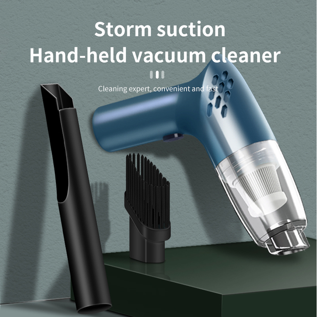 Wired Portable Car Vacuum Super Suction Handheld Mini Vacuum Cleaner for Car Interior Dust & Debris Clearing