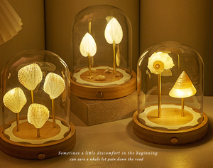 מעטפת זכוכית בהשראת ים קיפוד ים-מנורת חוט - Product Image 4