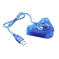 Adaptador USB para Controlador de PS2 Directo de Fábrica con Carcasa de Plástico para Compatibilidad de PS2 con PC