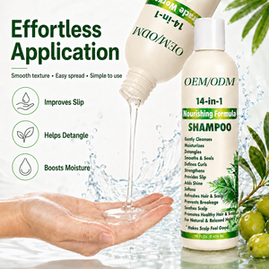 Wholesale 14 in 1 Nourishing Formula <b>Shampoo</b> for Natural and Relaxed Hair Deep <b>Moisturizing</b> Detangling Cleanser 474ml - Product Image 2