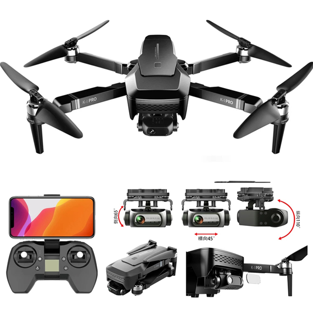 VISUO ZEN K1 PRO Drone 2 Axis Gimbal 4K HD Camera GPS 5G 1.2KM Distance Professional Brushless Foldable Quadcopter Vs F11 SG906