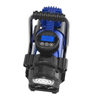 Nouvelle pompe à air de voiture monocylindre robuste DC12V, compresseur de type compresseur, gonfleur de pneus automatique en métal avec lumière LED