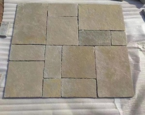 Pavé à motif français Carreau <span class=keywords><strong>de</strong></span> marbre travertin beige Design moderne <span class=keywords><strong>Sol</strong></span> d'intérieur poli Antique aiguisé <span class=keywords><strong>Piscine</strong></span> Coping Comptoir <span class=keywords><strong>Dalle</strong></span> - Product Image 2
