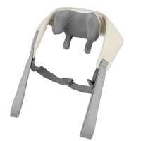 Ceinture de massage électrique chauffante pour le cou et les épaules, avec vibration Shiatsu, contrôle de la minuterie et télécommande sans fil, pour la maison, les voyages et la voiture