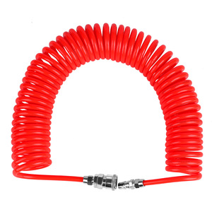 Tuyau pneumatique à ressort Lts Pu8 10 12, tuyau d'air haute pression, connecteur spiralé télescopique pour utilisation avec compresseur - Product Image 2