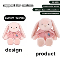 Peluche personnalisée en forme de lapin doux et moelleux, jouet en peluche pour bébé, compagnon de sommeil, cadeau en peluche pour nouveau-né, nourrisson, enfant, cadeau de réconfort