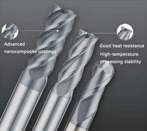 เครื่องกัดสี่ใบมีดสำหรับเหล็กกล้า45 A3และเหล็กกล้าเครื่องมือที่เชื่อถือได้ - Product Image 4