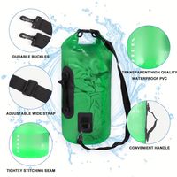 Bolsa Impermeable Portátil con Cierre Enrollable para Deportes Acuáticos, Senderismo y Actividades al Aire Libre, de 2l, 3l, 4l, 5l/10l/20l/30l, Directo de Fábrica