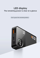 Banque d'alimentation PD grande capacité 20000mAh 22.5W 12V Charge rapide Banque d'alimentation portable avec écran LED Station de charge