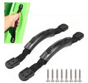 Harmony Gear <span class=keywords><strong>Kayak</strong></span> Carry Asas <span class=keywords><strong>Perception</strong></span> <span class=keywords><strong>Kayak</strong></span> Asas de repuesto Universal Fit Par negro - Product Image 2