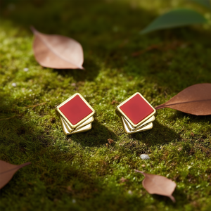 Boucles d'oreilles à clous tendance E295-E180-0427ZH - Product Image 3