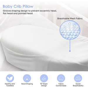 Matelas à langer imperméable pour bébé, antidérapant, lavable, avec sangle de sécurité, oreiller de lit - Product Image 5