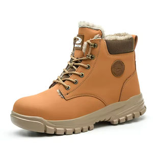 Botas de senderismo para uso en exteriores, zapatos para hombre con altura media a la pantorrilla, impermeables y antideslizantes para hombre - Product Image 4