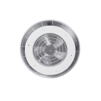 Ventilateur d'extraction axial de toit solaire DC sans balais de 12 pouces, écologique et luxueux, personnalisable OEM