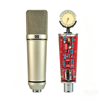 Microphone à condensateur de studio personnalisé MAI AO DIY, capsule dorée de 34 mm, 3 configurations polaires pour le chant, les podcasts, les diffusions en direct et l'enregistrement, Guangdong
