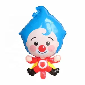 Tf Cartoon Karakter Clown 45X70Cm Plim Clown Folie Ballonnen Verjaardagsfeestje Decoratie Supplies Baby Douche Lucht Globos