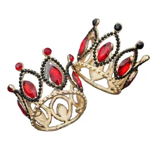 नई लोकप्रिय बारोक tiaras क्राउन के लिए लड़कियों और लड़कों जन्मदिन का केक क्राउन सिर आभूषण Tiaras गहने