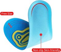 Sol sepatu ortopedi gel silikon, penyangga lengkung kaki silikon, bantalan gel silikon untuk sepatu, untuk mengatasi plantar fasciitis.
