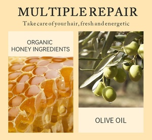 Huile capillaire au miel de marque privée - Lissante et hydratante avec du miel naturel, hydrate les cheveux secs, dompte les frisottis, booste la brillance - Product Image 3