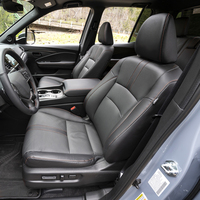 Housses de siège sur mesure pour voiture, 5 places, en cuir artificiel, pour Honda Ridgeline 2017-2020 2021 2022 2023 2024 2025 2026
