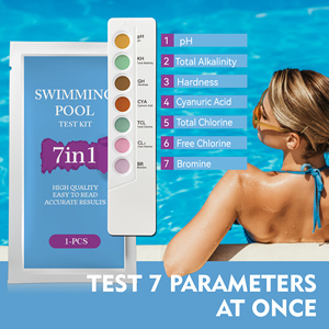 Bandelettes de test de qualité de l'eau <span class=keywords><strong>pour</strong></span> aquarium 6-en-1 – Test rapide <span class=keywords><strong>pour</strong></span> aquarium et aquaculture – Résultats en <span class=keywords><strong>60</strong></span> secondes sans laboratoire requis - Product Image 1
