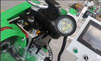 Lame de scie circulaire, dents gauche et droite, rectifieuse à engrenages CNC automatique, tête pivotante automatique, vitesse réglable, travail du bois ma