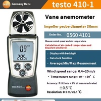 Anémomètre sans fil Testo 410-1/2 le plus vendu avec affichage LCD 405-V/405I Instruments de mesure 100% authentiques